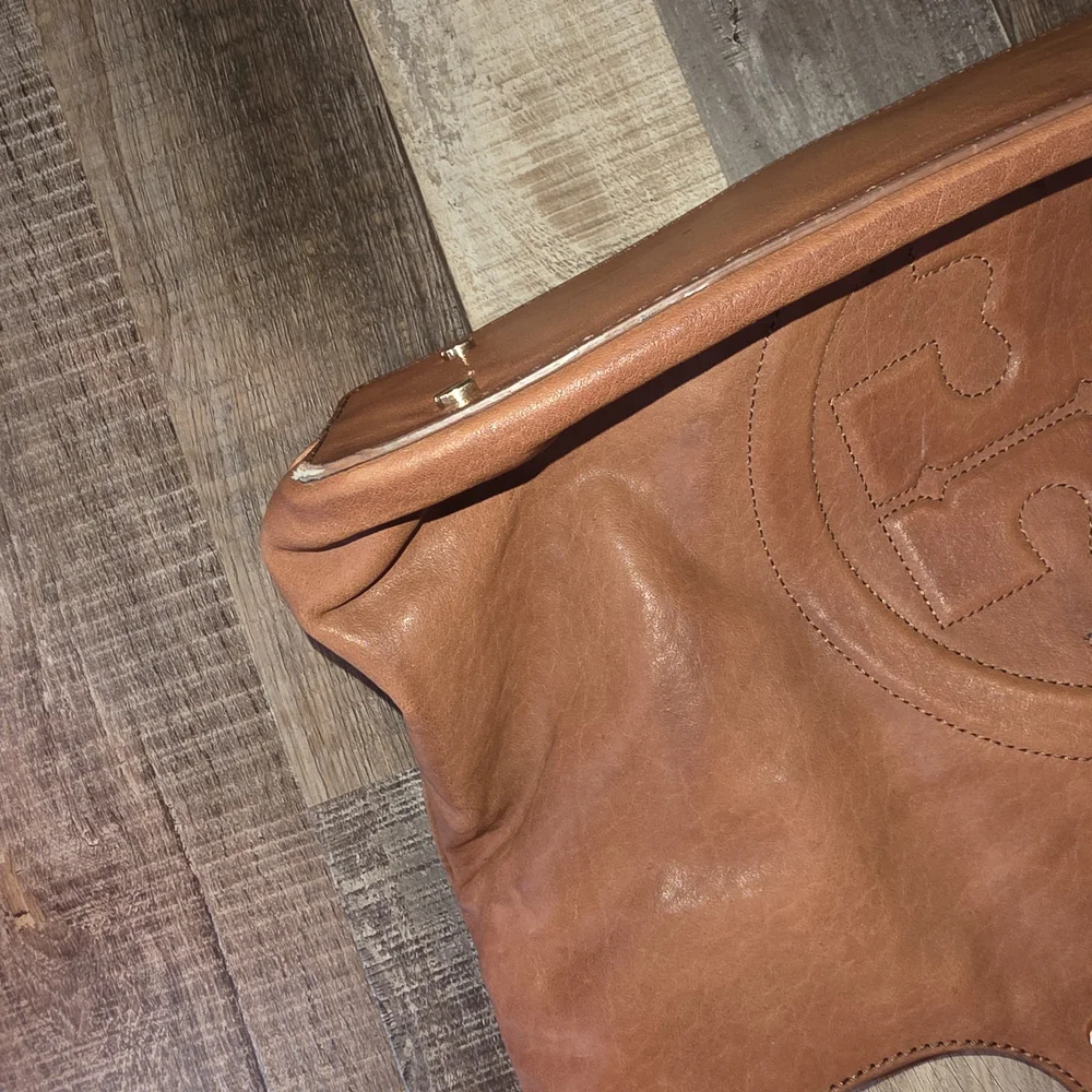 Tory Burch Brown Leather Tote Bag - Picture 7 of 11